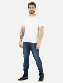 Camiseta Ellus Masculina Cotton Fine Originals Classic Rebel Soul Branca