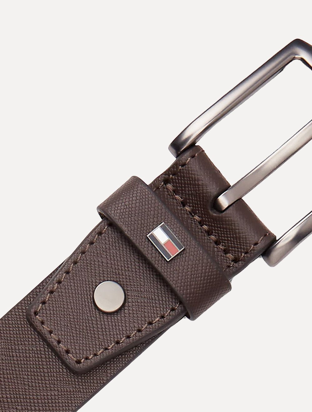 Cinto Tommy Hilfiger Masculino Denton 3.5 Adj Marrom