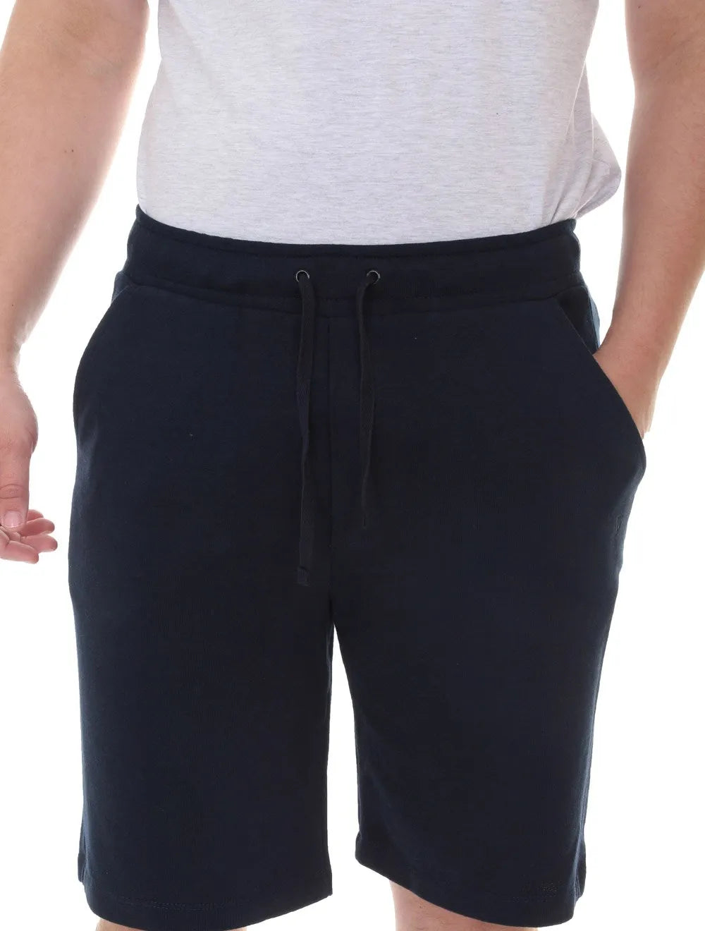 Bermuda VR Masculina Moletom Casual Basic Azul Marinho