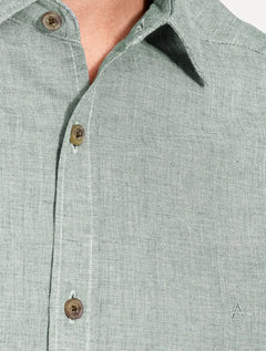 Camisa Aramis Masculina Regular Loop Flame Altino Verde Claro