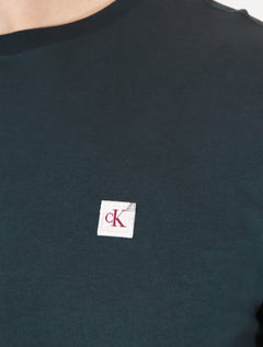 Camiseta Calvin Klein Jeans Masculina CK Embroidery Patch Azul Marinho