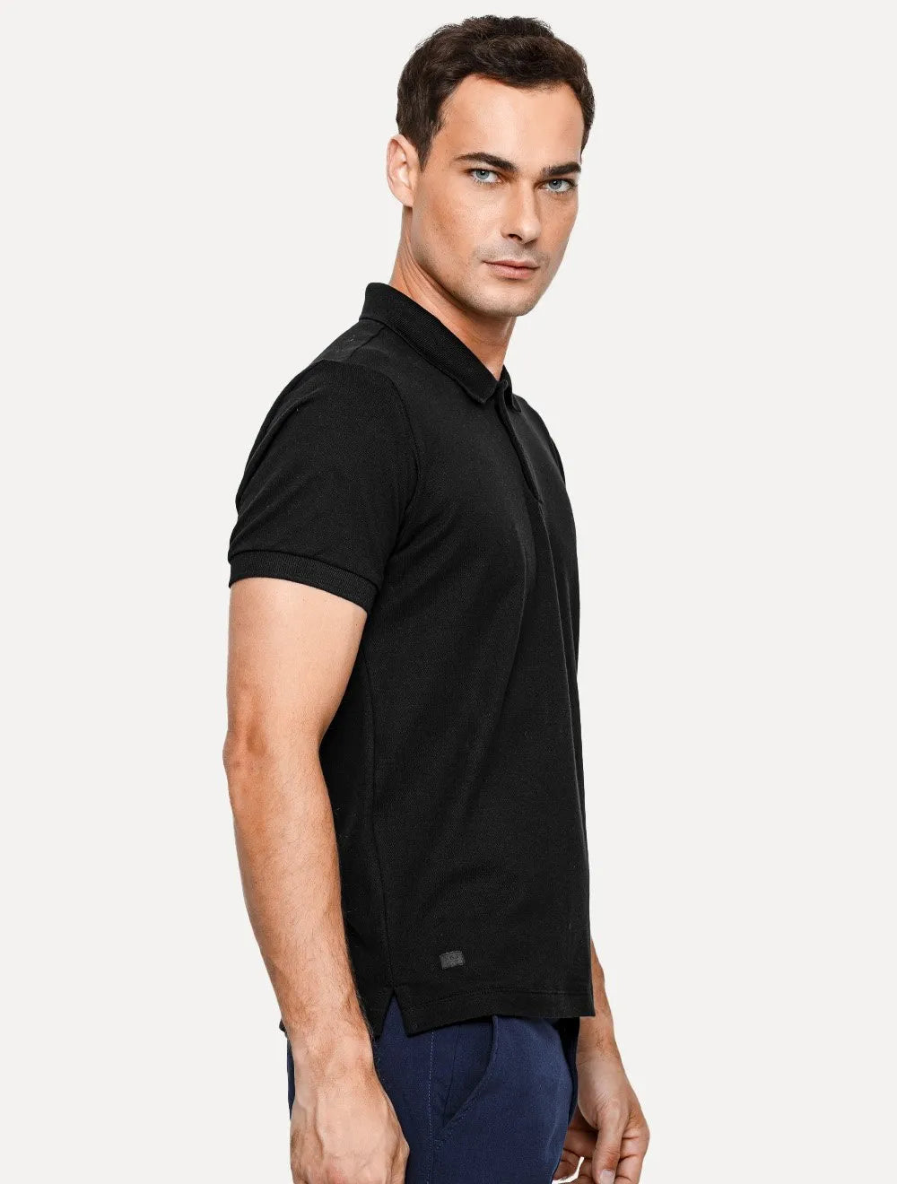 Polo King & Joe Masculina Travel Pack Tech Viscose Premium Preta 