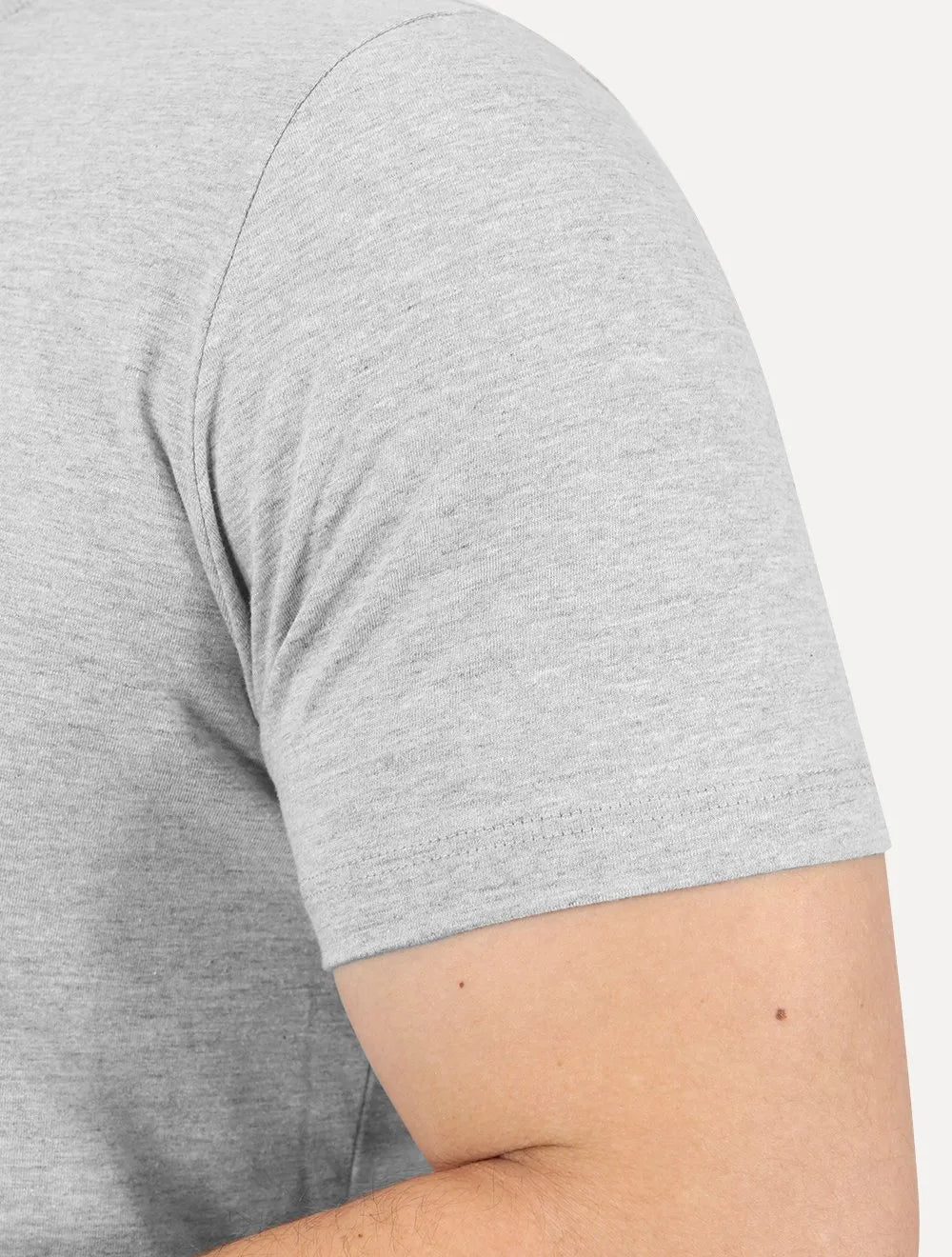 Camiseta Colcci Masculina Slim Back To Basics Cinza Mescla