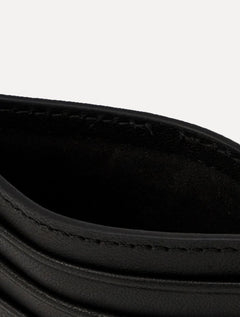 Carteira Tommy Hilfiger Porta Cartão Couro Centarl CC Holder Preta