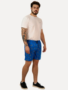 Short Original Penguin Masculino D'Água Sports Azul Royal