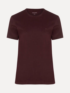 Camiseta Aramis Masculina Basic Lisa Mono Icon Bordô
