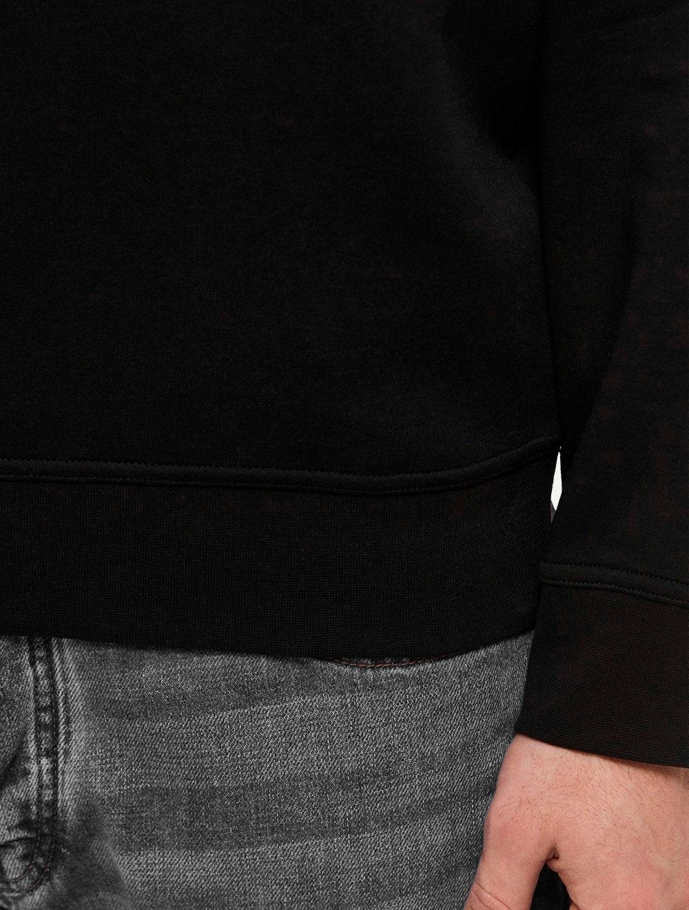 Casaco Moletom Armani Exchange Masculina Embroidery AX Logo Preto