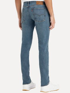Calça Levis Jeans Masculina 510 Skinny Stretch Washed Azul Médio