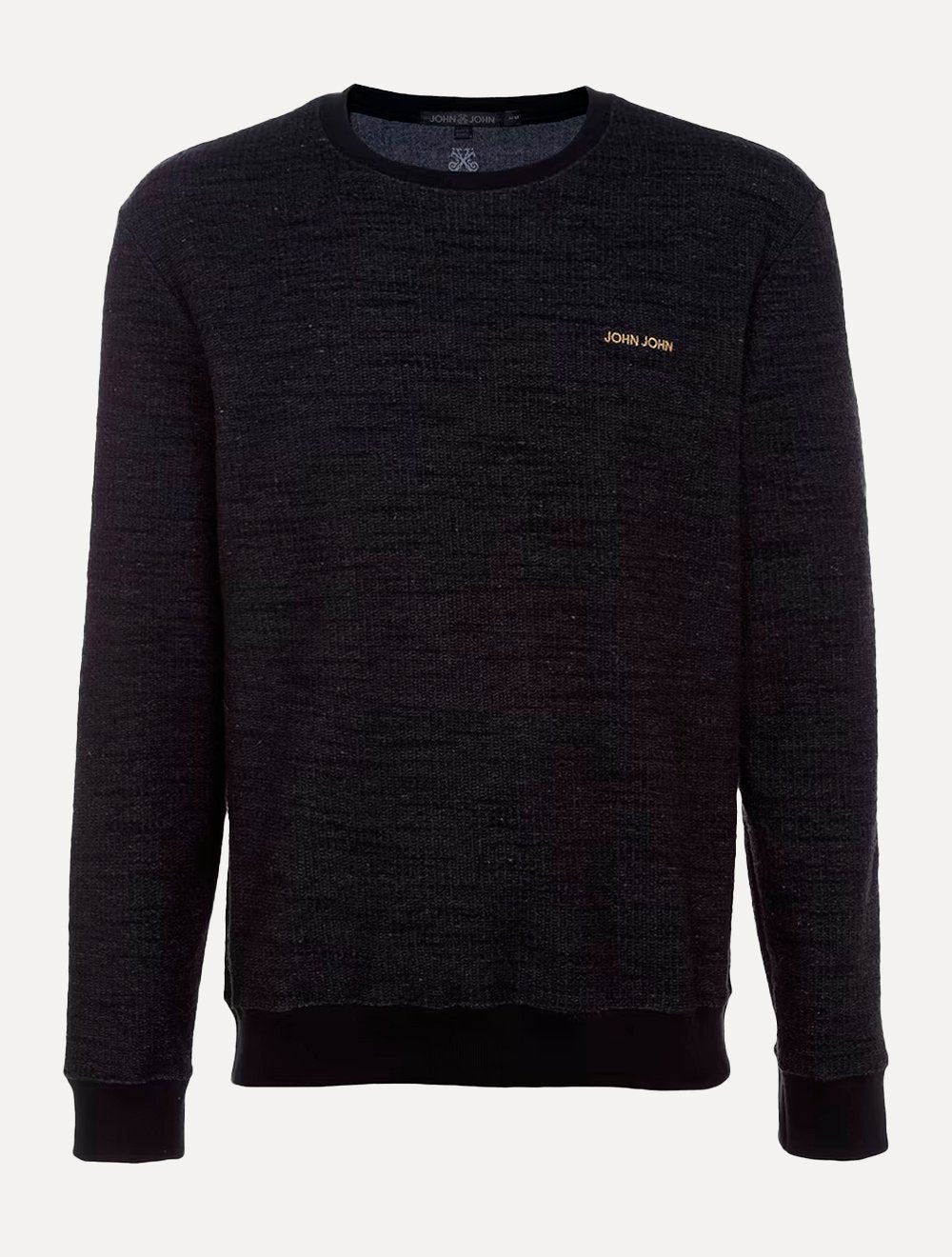 Blusa John John Masculina Reto Industry Logo Preta