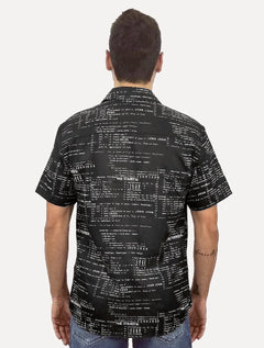 Camisa John John Masculina Manga Curta Heaven String Preta