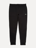 Calça Lacoste Masculina Moletom Sport Cotton Fleece Croco Preta