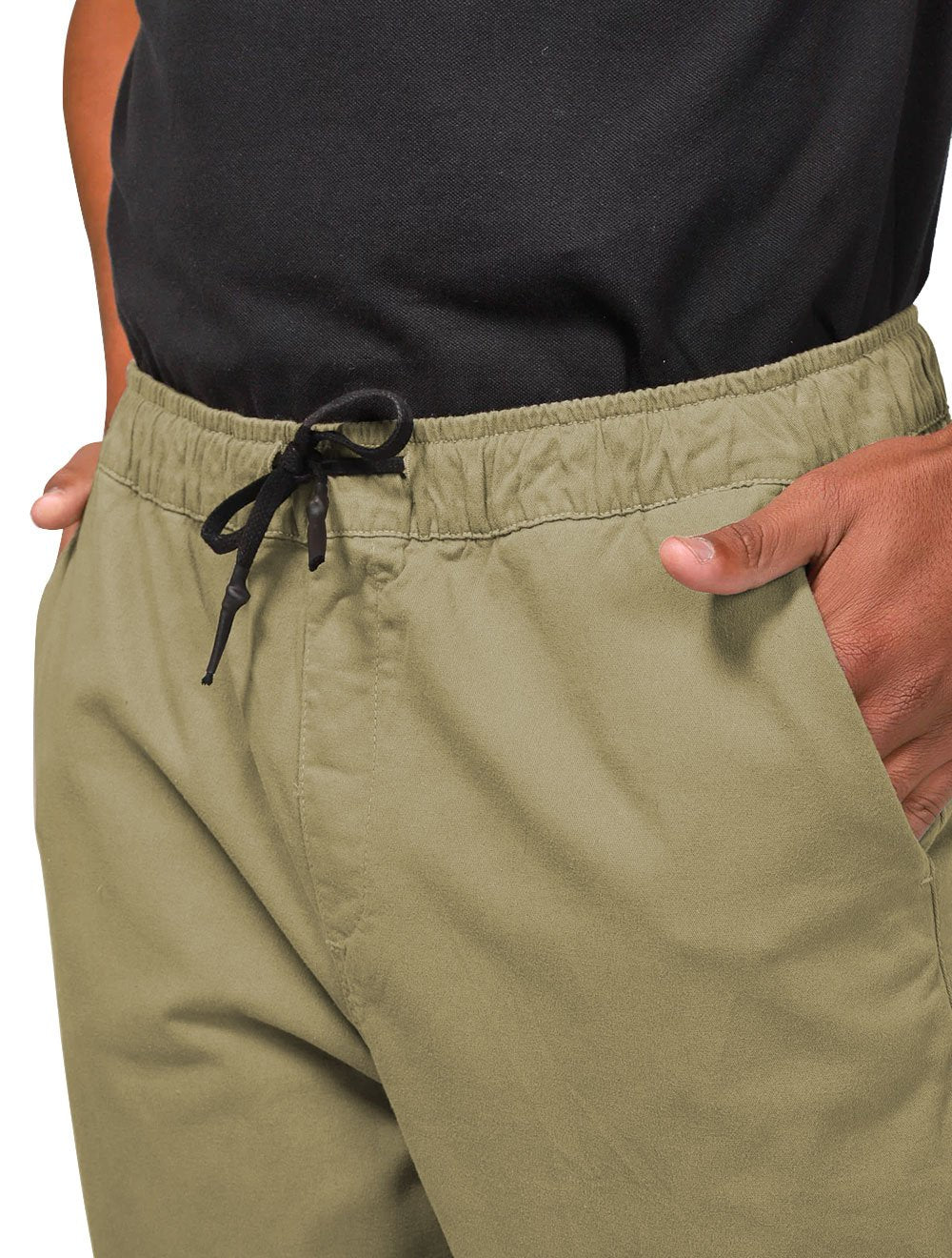 Calça Calvin Klein Jeans Masculina CKM31 Color Taper Cáqui