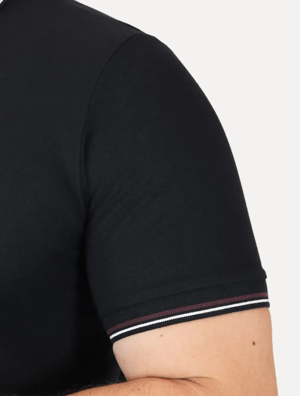 Polo Empório Armani Masculina Essential Friso Azul Marinho