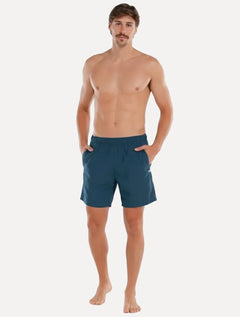 Short Mash Masculina Basico Recorte Fitness Azul Marinho