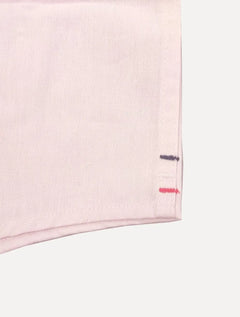 Camisa Tommy Hilfiger Masculina Manga Curta Regular Core Oxford Rosa Claro