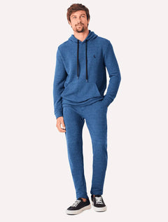 Calça Reserva Masculina Moletinho Carbono Azul Mescla