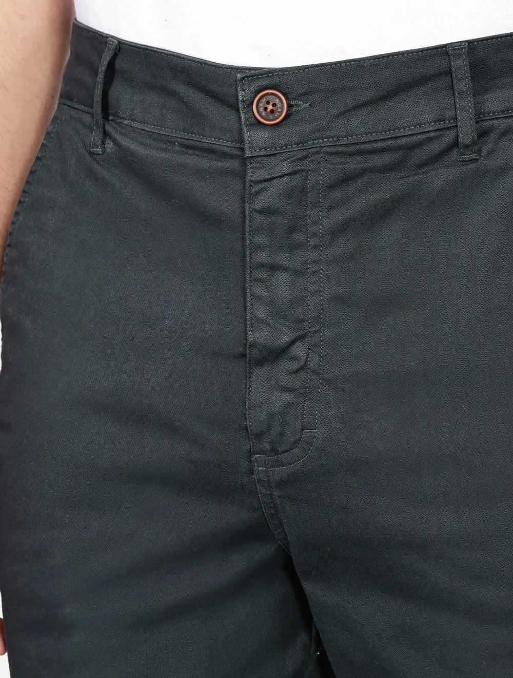 Calça Aramis Masculina Chino Regular Maquinetada Marinho