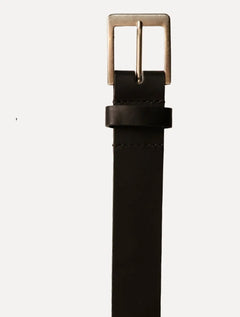 Cinto Calvin Klein Masculino Couro Queima CK Preto
