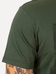 Camiseta John John Masculina Regular John Plaque Verde Escuro