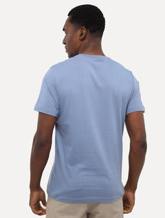 Camiseta Aramis Masculina Basic Lisa Azul Celeste