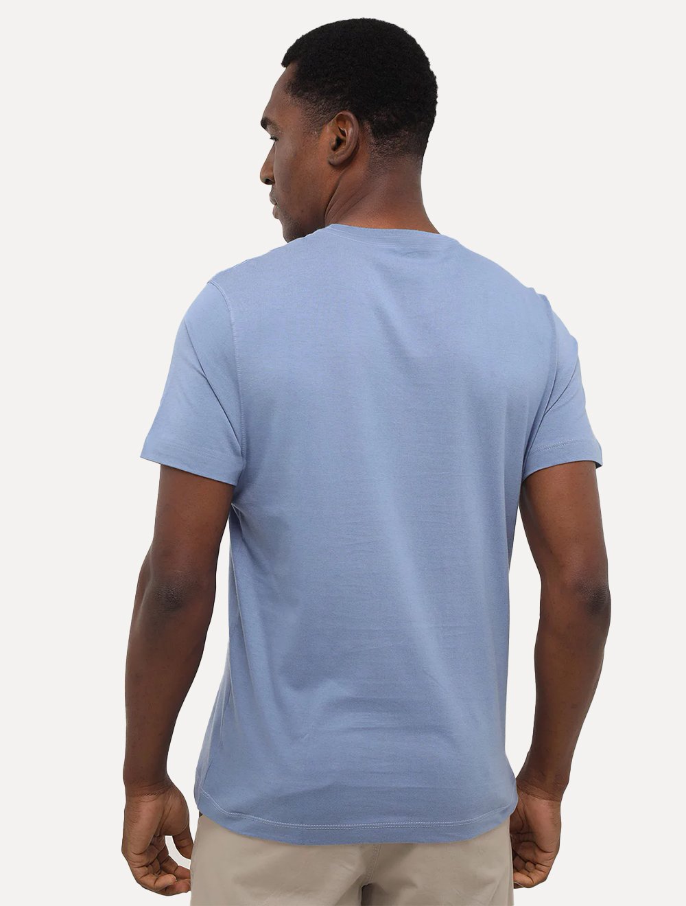 Camiseta Aramis Masculina Basic Lisa Azul Celeste