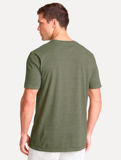 Camiseta John John Masculina Regular Fit Form Verde Mescla