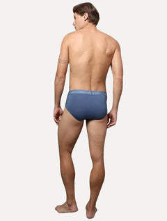 Cueca Calvin Klein Underwear Trunk Modal Logo Azul Médio 1UN