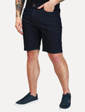 Bermuda King & Joe Masculina Jeans Flex Azul Marinho