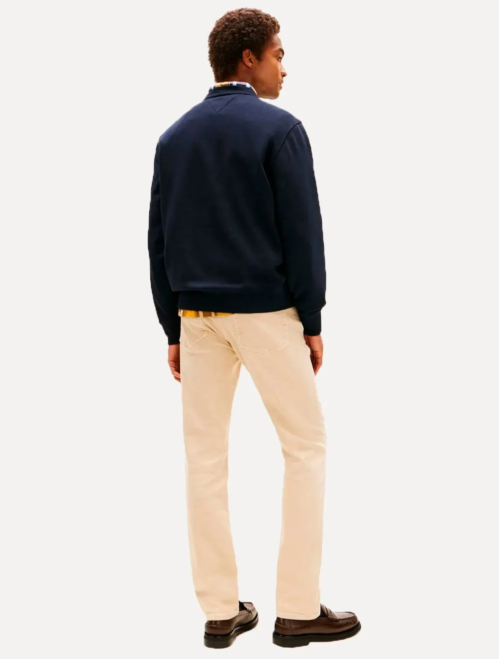 Moletom Tommy Hilfiger Masculino Treble Logos Azul Marinho