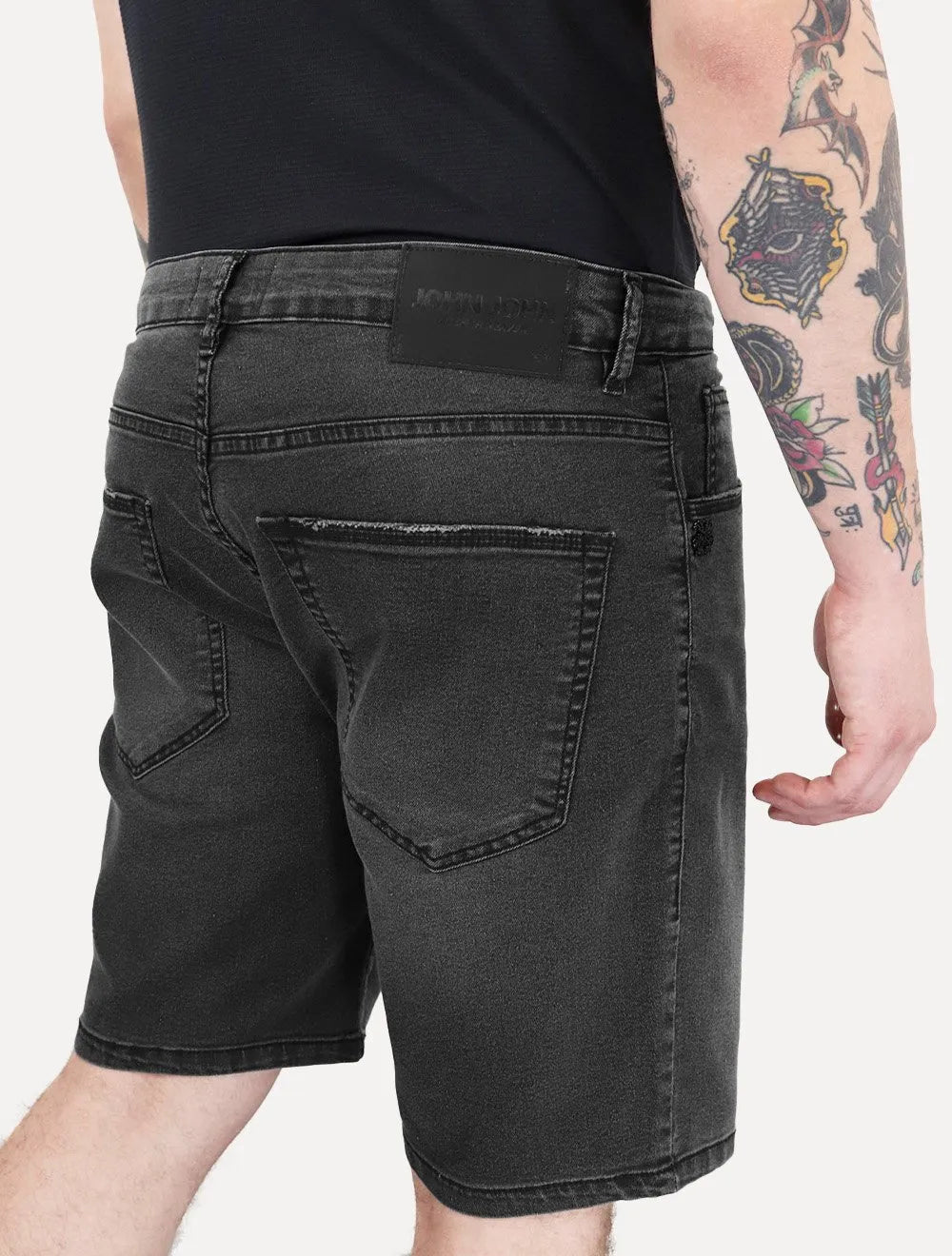 Bermuda John John Jeans Masculina Classic Honduras Black Escura