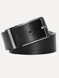 Cinto Aramis Masculino Dupla Face Couro Saffiano Sun Café / Preto