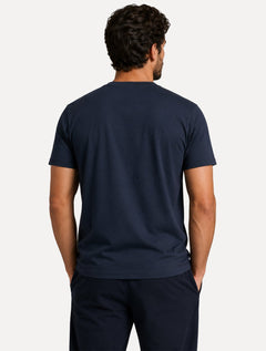 Camiseta John John Masculina Regular Fit JJ Flat Azul Marinho