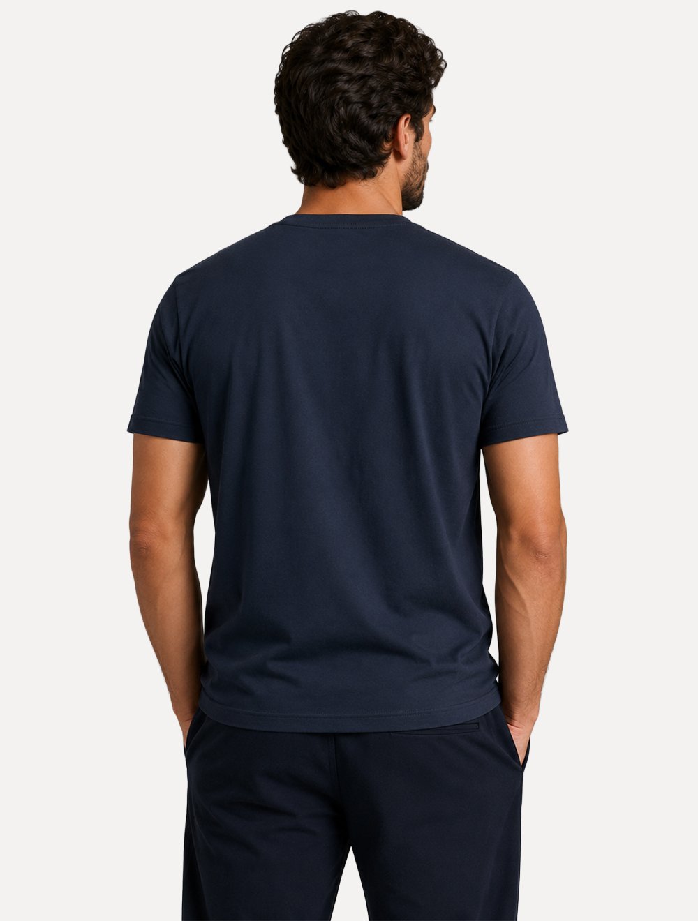 Camiseta John John Masculina Regular Fit JJ Flat Azul Marinho