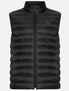 Colete Tommy Hilfiger Masculino Core Packable Recycled Preto