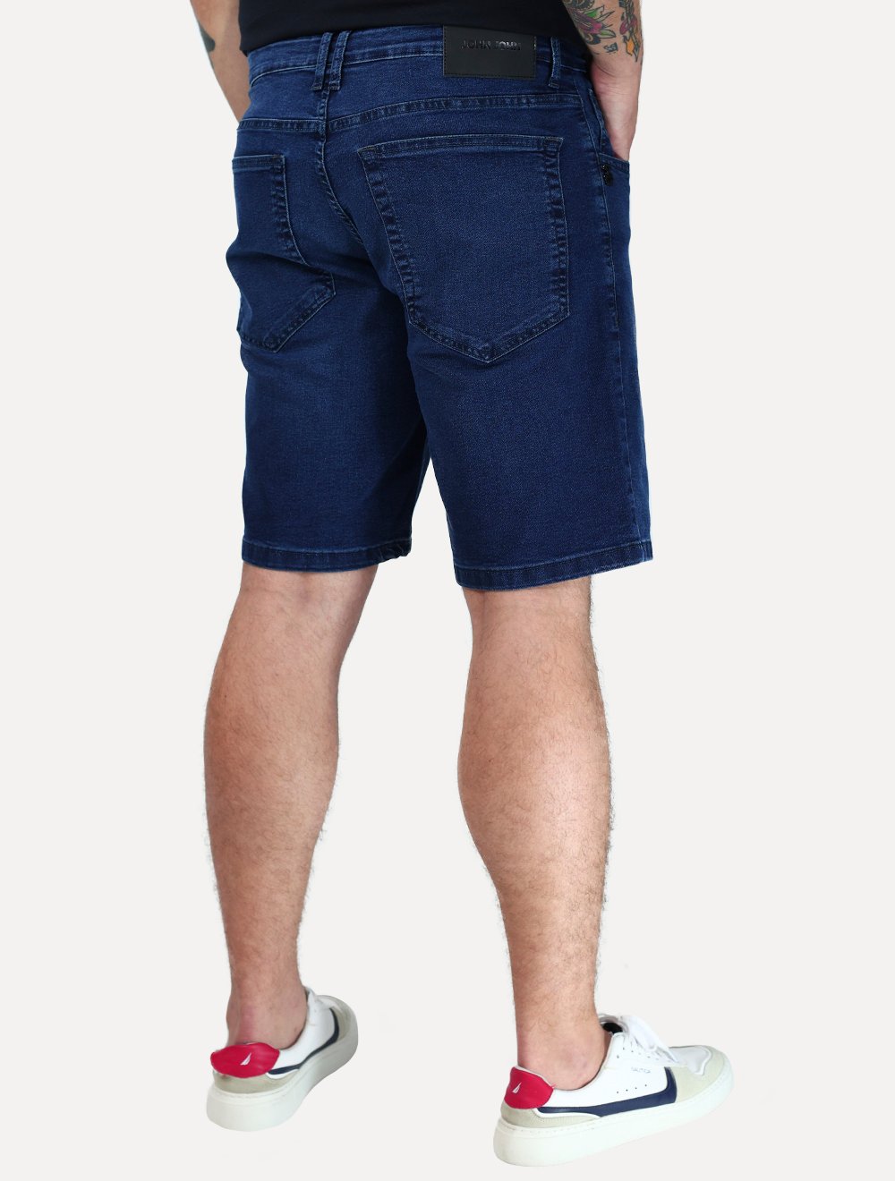 Bermuda John John Jeans Masculina Regular Chelsea Azul Escuro