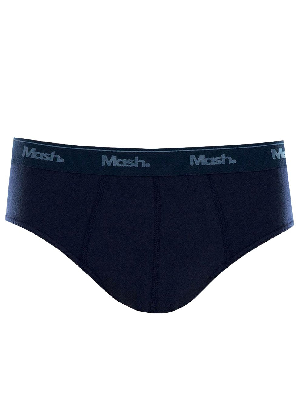 Cueca Mash Slip Cotton Basic Azul Marinho