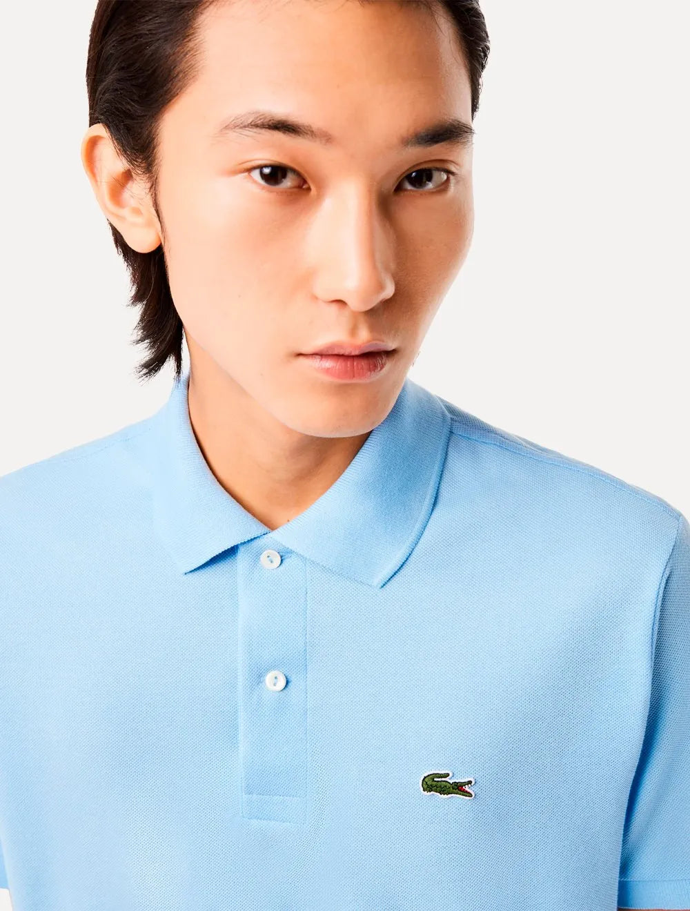 Polo Lacoste Masculina L.12.12 Azul