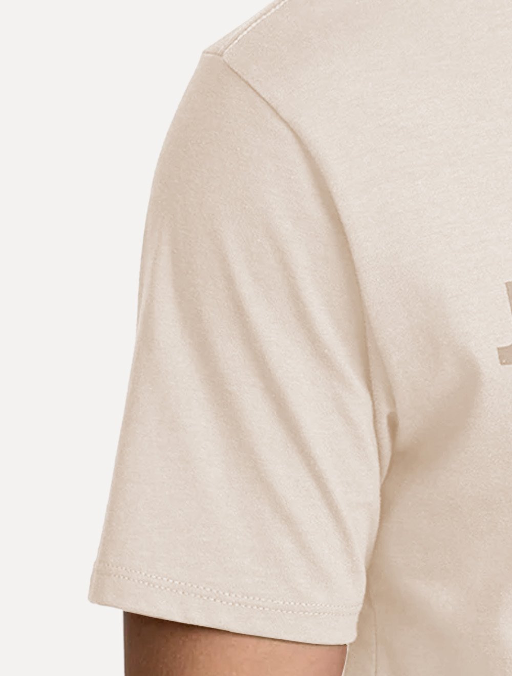 Camiseta John John Masculina JJ Basic Logo Rusty Areia