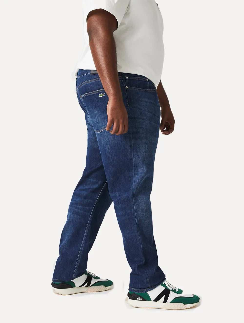 Calça Lacoste Masculina Jeans Classic Slim Fit Azul