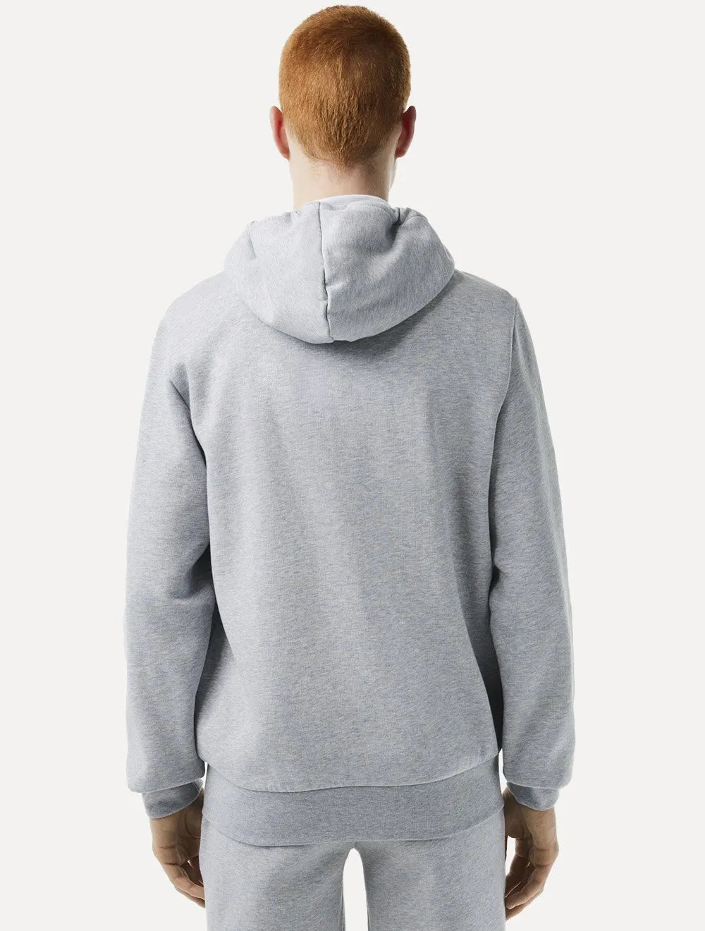 Moletom Lacoste Masculino Hoodie Classic Full-zip Cinza Mescla