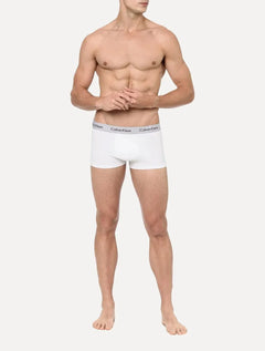 Cuecas Calvin Klein Low Rise Trunk Print Preta/ Branca/ Mescla Pack 3UN
