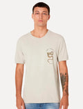 Camiseta John John Masculina Regular Snake Jungle Caqui Escuro