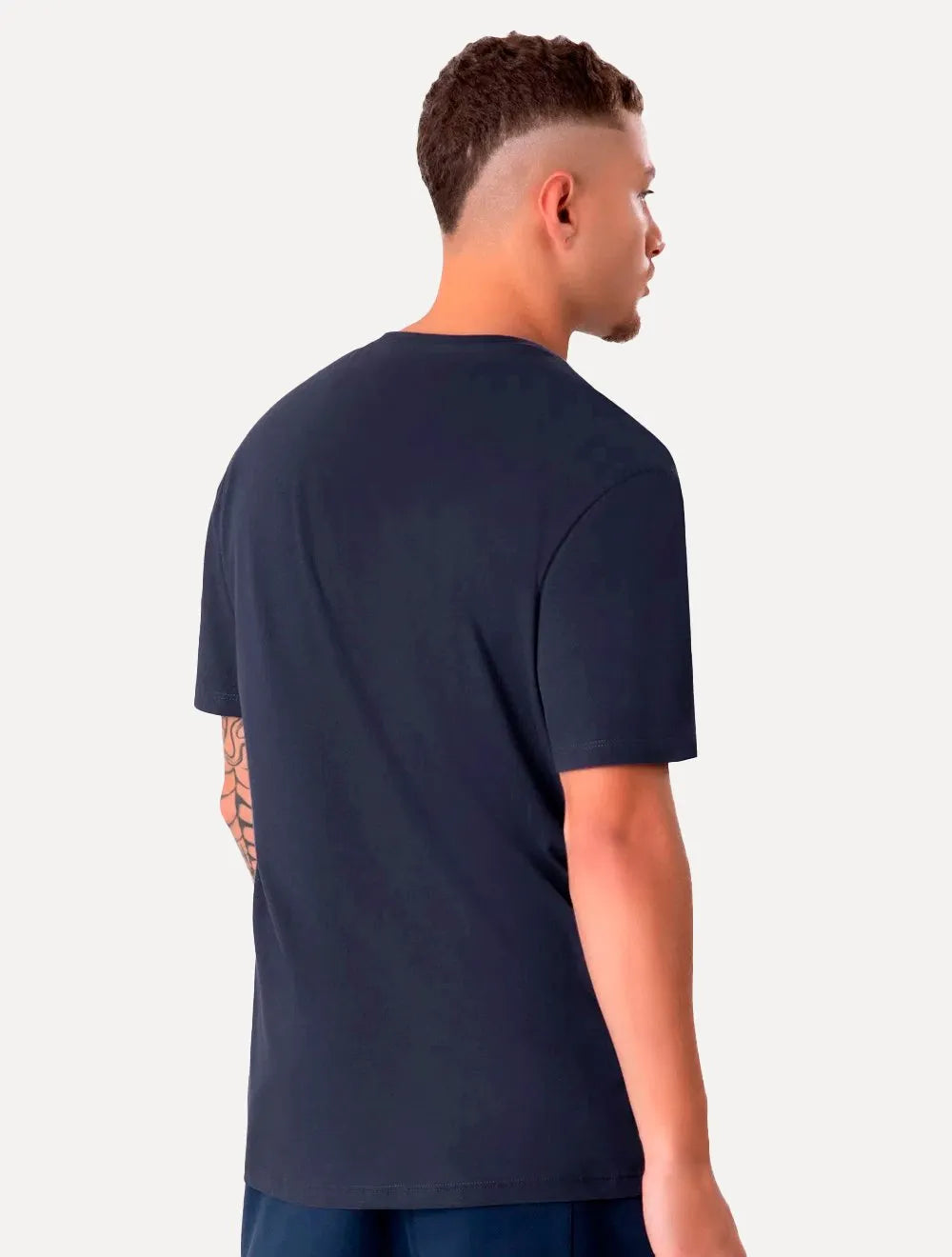 Camiseta Tommy Jeans Masculina Embroidered Signature Azul Marinho