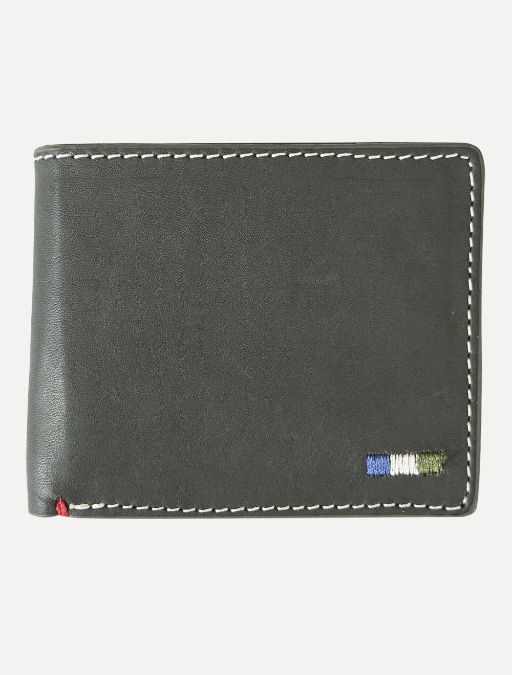 Carteira Reserva Masculina Couro Parma Cinza Escuro