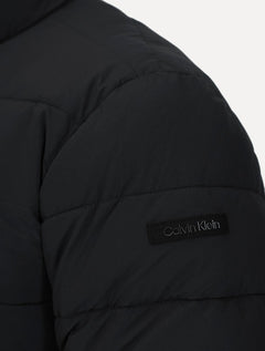 Jaqueta Calvin Klein Masculina Matelassê Full-Zip Cinza Chumbo