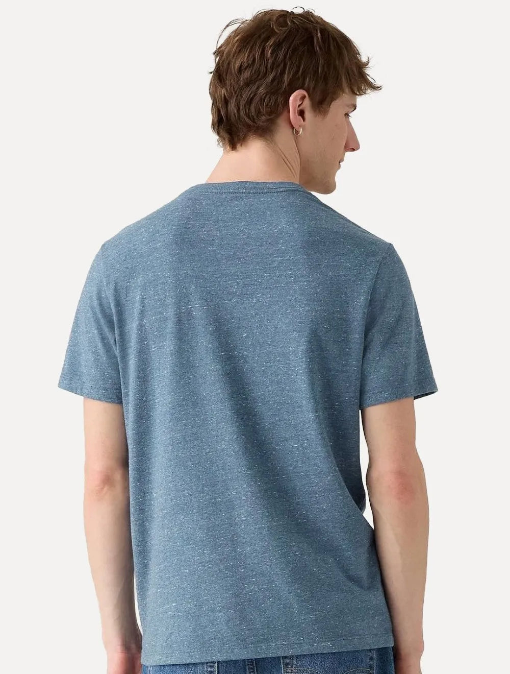 Camiseta Levis Classic SS Original Housemark Lines Azul Médio