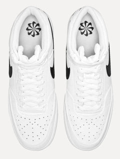 Tênis Nike Masculino Court Vision Mid Next Nature Black Branco