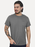 Camiseta Columbia Masculina Dark Logo Cinza Escuro