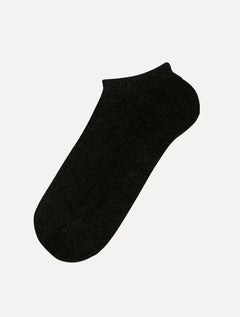 Meia Mash Esportiva Invisível Preta Kit 3 Pares