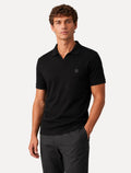 Polo Calvin Klein Gola Sport Suedine Preta